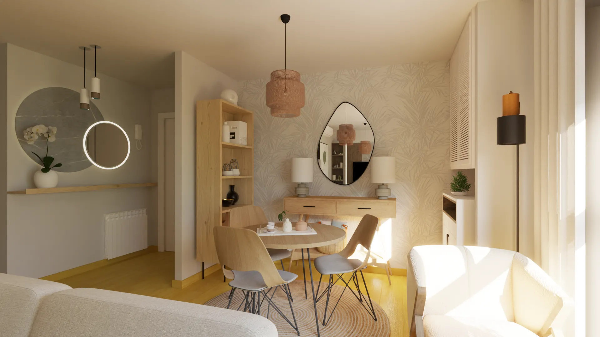 Home Staging virtual — vista general (propuesta 3D)